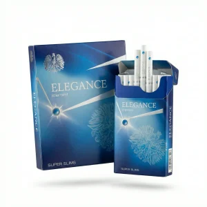 บุหรี่นอก ELEGANCE ฟ้า Icemint Super Slim (1 เม็ดบีบ)