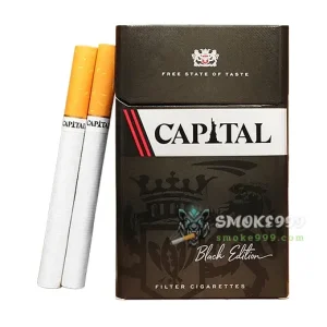 บุหรี่นอก Capital Black แคปปิตอล ดำ (ซองแข็ง)