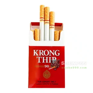 บุหรี่นอก Krongthip 90 กรองทิพย์ (ซองแข็ง)