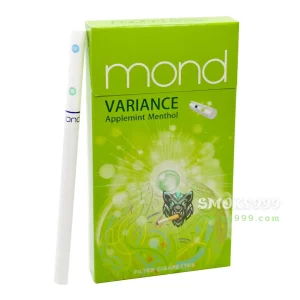 บุหรี่นอก Mond ม่อน แอปเปิ้ล มวนสลิม (2 เม็ดบีบ)