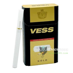 บุหรี่นอก Vess เวส ทอง 7.1 (ซองแข็ง)
