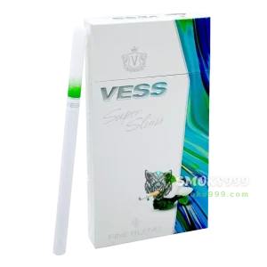 บุหรี่นอก Vess เวส Gum Mint หมากฝรั่ง มวนสลิม
