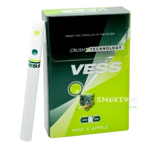 บุหรี่นอก Vess เวส แอปเปิ้ลมิ้น (2 เม็ดบีบ)