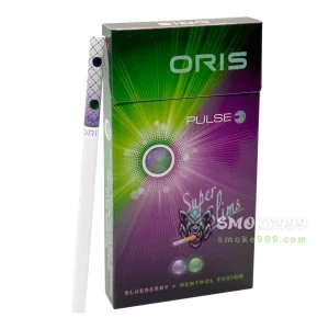 บุหรี่นอก Oris โอริส Pulse บลูเบอรี่ (2 เม็ดบีบ)