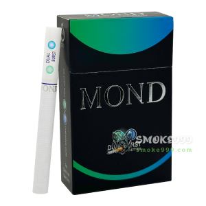 บุหรี่นอก Mond ม่อนดำ หมากฝรั่ง (2 เม็ดบีบ)