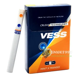 บุหรี่นอก Vess เวส มะม่วง (2 เม็ดบีบ)